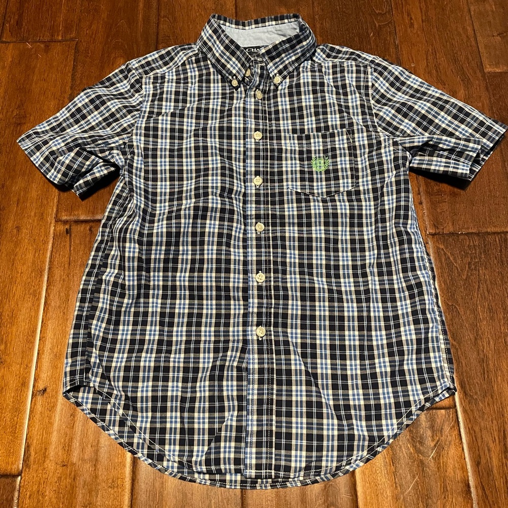 Chaps Youth Short Sleeve Button Down